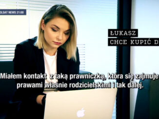 Monika Gawrońska jest też reporterką programu "Raport"