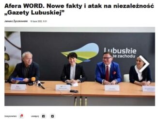 "Gazeta Lubuska", podejrzenie tłumienia krytyki prasowej