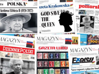 Tylko część tytułów Polska Press zdążyła poinformować o śmierci Elżbiety II