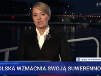 "Wiadomości TVP 1" realizowały w sobotę główne wydanie wprost z okolic przekopu przez Mierzeję Wiślaną