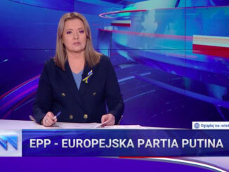 "Wiadomości" 16 marca umieściły belkę: "EPP - Europejska Partia Putina"