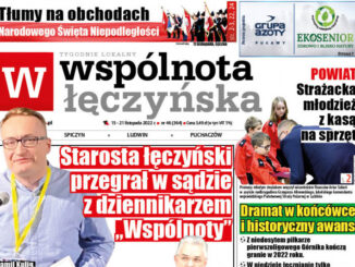 O decyzji sądu "Wspólnota Łęczyńska" poinformowała w najnowszym wydaniu tygodnika