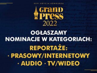 Ogłoszenie zwycięzców i wręczenie nagród odbędzie się we wtorek, 13 grudnia, podczas gali 26. edycji konkursu Grand Press - Dziennikarz Roku w Muzeum Historii Żydów Polskich Polin w Warszawie