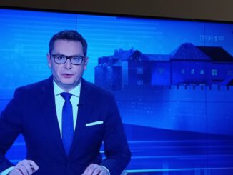 Michał Adamczyk na antenie TVP1