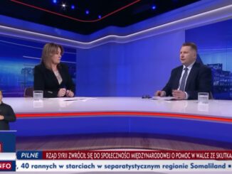 Minister edukacji narodowej Przemysław Czarnek na antenie TVP Info