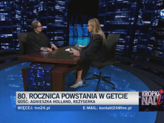 W wydaniu z udziałem Agnieszki Holland, w którym poruszano temat relacji polsko-żydowskich, Monika Olejnik zadała pytanie: "A dlaczego warszawiacy byli wtedy obojętni?"