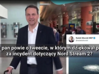 Kadry z Radosławem Sikorskim wykorzystane przez TVP pochodziły z twitterowego konta Maxa Blaumenthala, amerykańskiego propagandysty, nie kryjącego swoich prokremlowskich poglądów