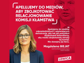 Politycy Lewicy zwrócili się do mediów z apelem o nierelacjonowanie prac Państwowej Komisji do spraw badania wpływów rosyjskich