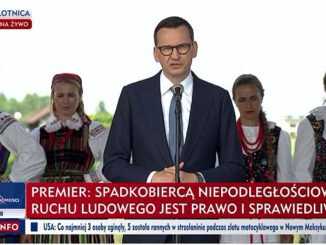 Premier Mateusz Morawiecki w Błotnicy Starej