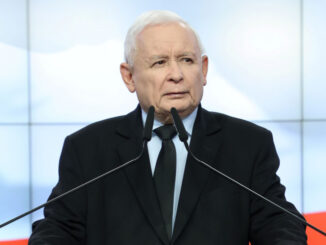 Prezes PiS Jarosław Kaczyński nazwał reportera TVN 24 przedstawicielem Kremla