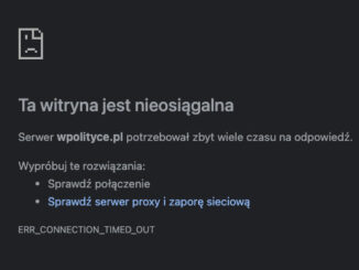 Serwis wPolityce.pl jest atakowany przez hakerów od czwartku