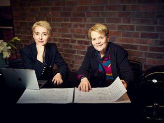 Ewa Bogusz-Moore (dyrektor naczelna i programowa NOSPR) i Marin Alsop