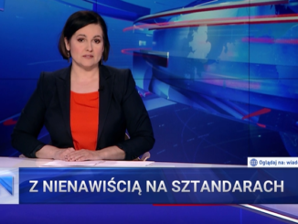 Wczorajsze "Wiadomości" przygotowali - według tyłówki - "Marcin Tulicki, Edyta Lewandowska oraz zespół Wiadomości