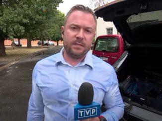 Bartosz Łyżwiński w "Wiadomościach" TVP