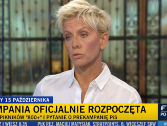 Ania Werner w studiu TVN24