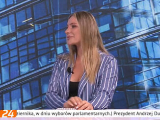 Emilia Dulnik raz w tygodniu jest prowadzącą programów publicystyczno-informacyjnych News 24