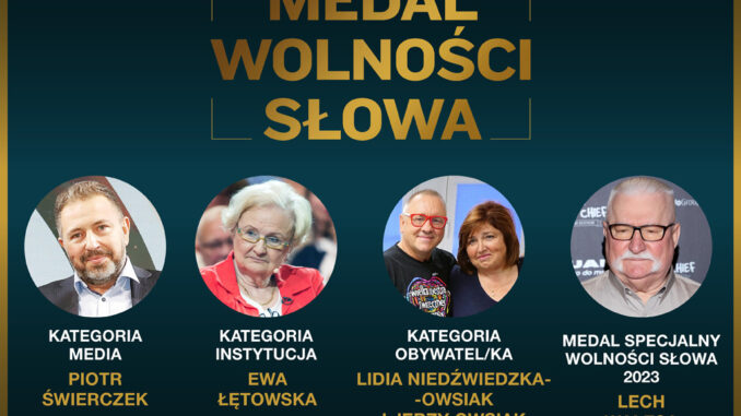 Medal Wolności Słowa 2023