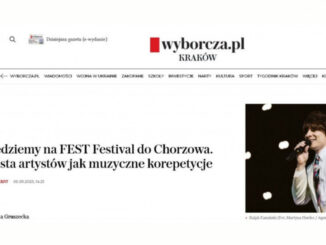 Tekst promujący festiwal został opublikowany w niedzielę po południu