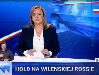 Danuta Holecka w głównym wydaniu "Wiadomości"