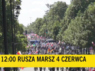 Marsz 4 czerwca również pokazywała główna, naziemna antena TVN