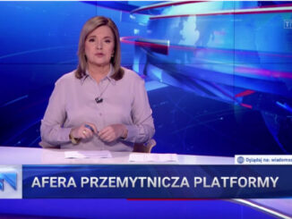 Widzowie "Wiadomości" TVP mają nabrać przekonania, że za aferę wizową odpowiada Platforma Obywatelska