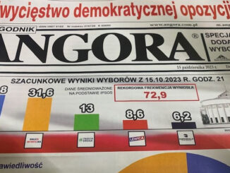 "Angora" wydaje dodatki związane z wyborami od 1991 roku. Tak było i po tegorocznych wyborach 15 października