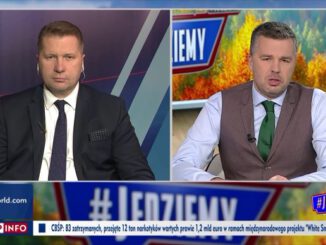 Minister edukacji narodowej Przemysław Czarnek na antenie TVP Info