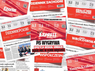 Tytuły na okładkach gazet Polska Press były raczej zachowawcze i informacyjne