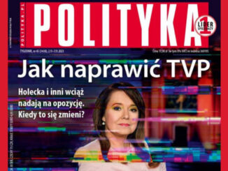 Autorem okładkowego materiału w najnowszym wydaniu "Polityki" jest były redaktor naczelny zlikwidowanego dwutygodnika "Forum"