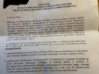 PZPN uważa, że Żelazny "rażąco naruszył" dobra osobiste związku