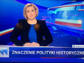 Edyta Lewandowska na posterunku. Wczoraj też poprowadziła główny dziennik TVP