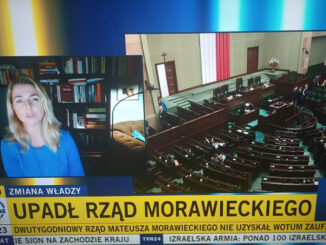 Gdy po godz. 16 Sejm odrzucił wniosek o wotum zaufania dla rządu Morawieckiego, TVN24 poinformował na pasku "Upadł rząd Morawieckiego"