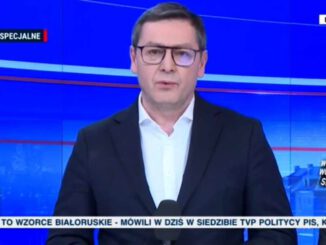 Michał Adamczyk na antenie TV Republika