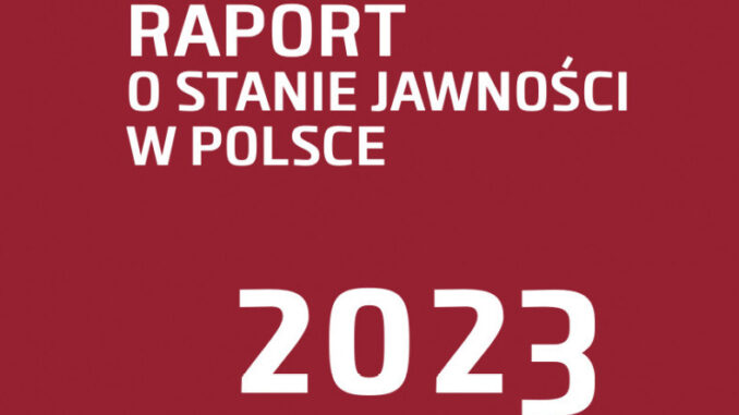 Raport o jawności uderzył m.in. w rzeczników prasowych