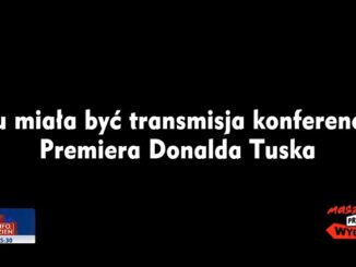 TVP info Donald Tusk plansza