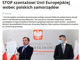 Ministerstwo Sprawiedliwości kiedyś Zbigniewa Ziobry, teraz Adama Bodnara, wciąż informuje: "STOP szantażowi Unii Europejskiej wobec polskich samorządów"