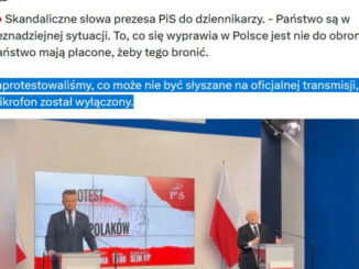 Na konferencji prasowej PiS obowiązywała zasada, iż każda redakcja może zadać tylko jedno pytanie