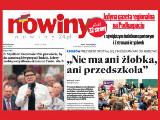 Rzeszowskie "Nowiny" są obecnie jedyną papierową gazetą codzienną na Podkarpaciu