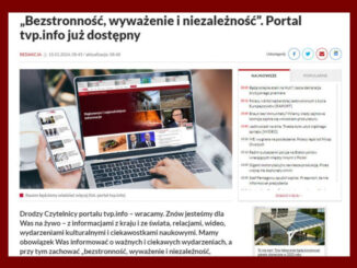 "Misja publiczna to dla nas bycie użytecznym dla każdego, kto trafia na portal Tvp.info. Interesuje nas to, czym żyje Polska i to, co dzieje się na świecie" – zapewniają w portalu