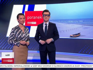 Bartosz Cebeńko w TVP Info pierwszy raz pojawił się w sobotę, prowadząc pasmo poranne