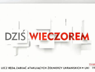 Program pod nazwą "Dziś wieczorem" był już w przeszłości nadawany w TVP Info