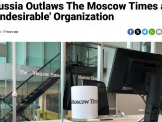 The Moscow Times opisuje sytuację na swojej stronie i obiecuje, że nie przerwie publikacji