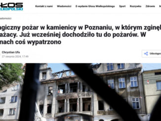 Dziennikarze "Głosu Wielkopolskiego" nie tylko relacjonują sprawę pożaru poznańskiej kamienicy, ale wspierają też akcję pomocy poszkodowanym