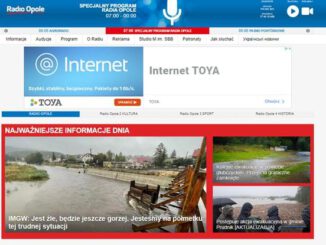 Główna strona internetowa Radia Opole