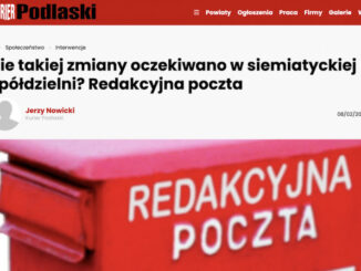 Interwencyjny dział prowadzi m.in. "Kurier Podlaski"