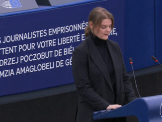 Jana Poczobut w Parlamencie Europejskim: „To wielki zaszczyt stać tu dzisiaj i odbierać tę nagrodę w imieniu ojca"