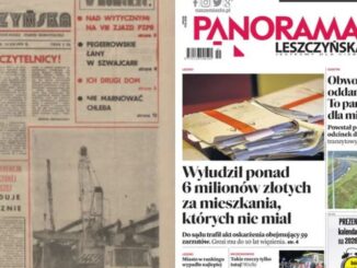 Zrzuty ekranu okładek "Panoramy Leszczyńskiej"